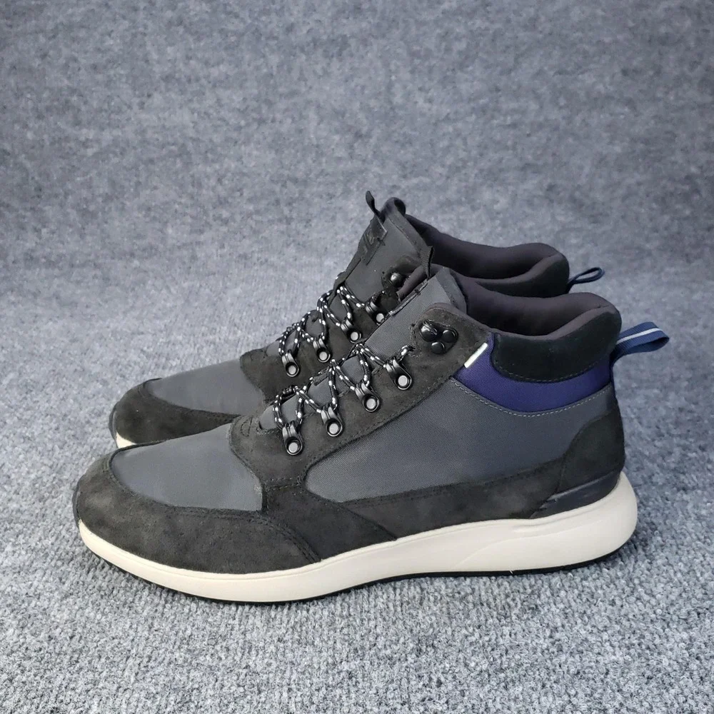 Toms Skully Boots Mens Size 11.5‎ Gray Black High Top Shoes Hiking Outdoor